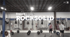 Desktop Screenshot of crossfitrocksolid.com