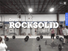 Tablet Screenshot of crossfitrocksolid.com